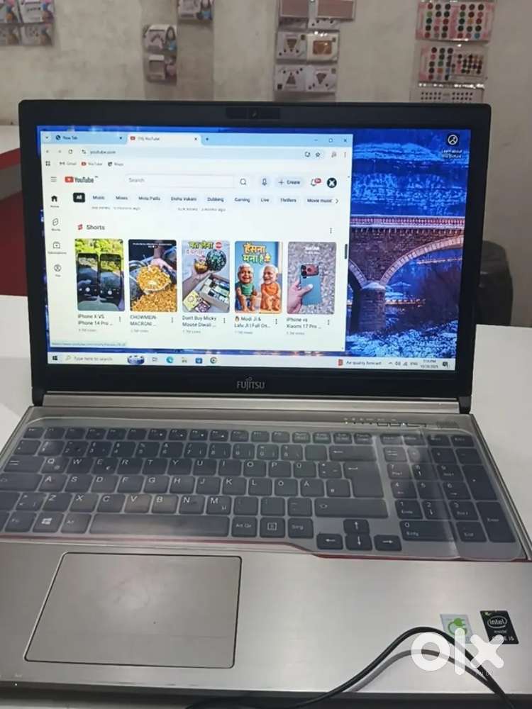 Laptop 15000 Laptop Fujitsu Gen i5 8gb ram 256gb storage