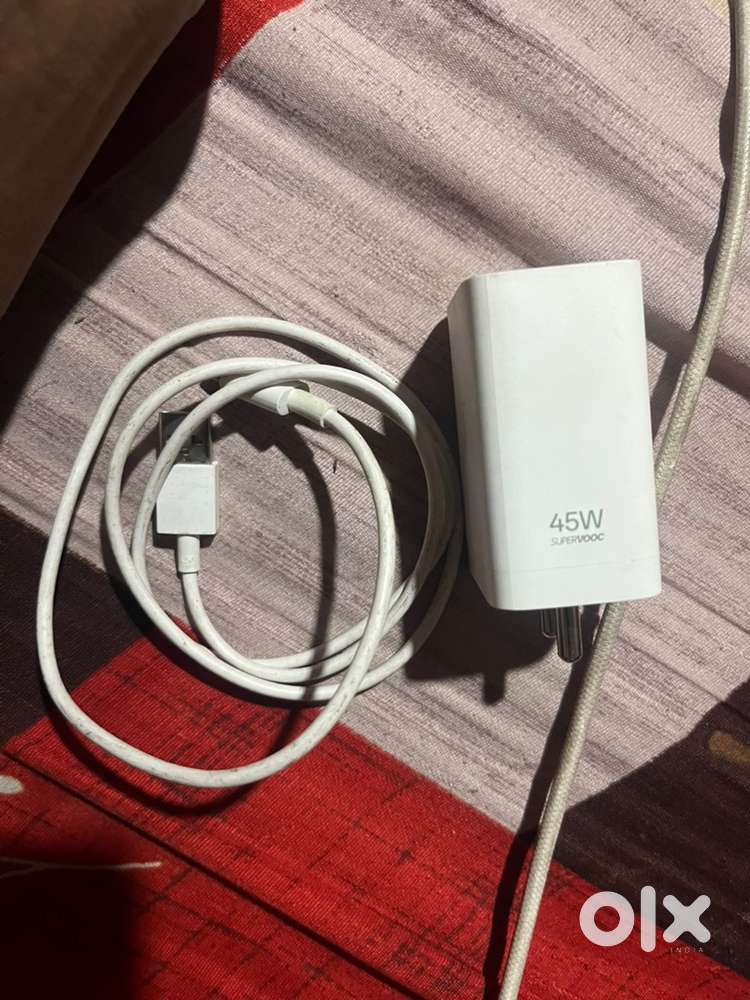 Realmi 12x 45w supervooc charger no use