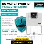 RO Water Purifier 7 Stage Filter, RO+UV+UF+TDS , 1 Year Warranty