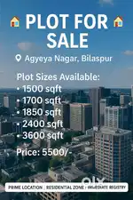 plot available at agyeya nagar colony, shiv mandir road