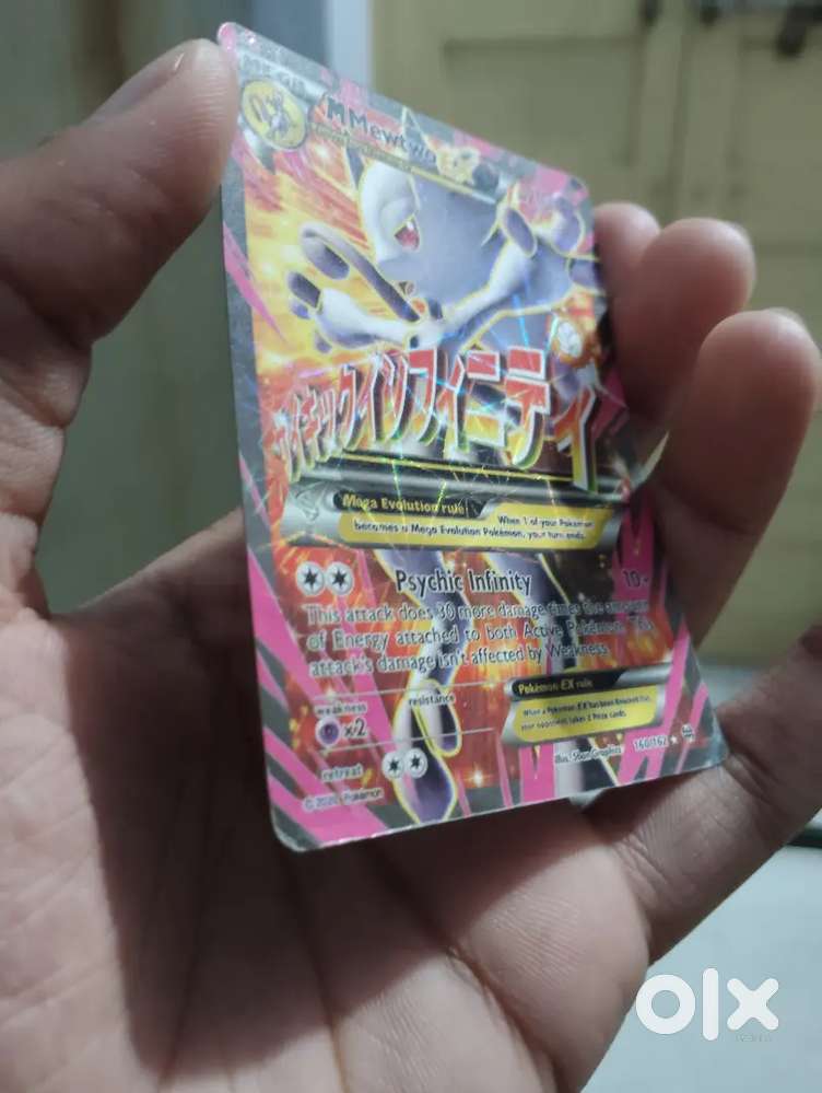 Pokemon card mewtwo Ex original with trade marks