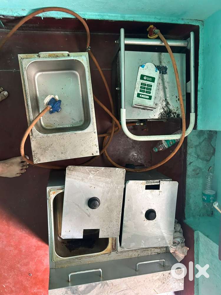 Deepfryer and sandwich gas machin