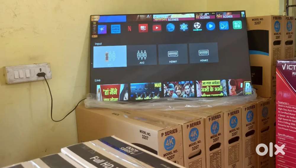24 inch sony smart Android frameless oled 4k 3yr display waranty 6000