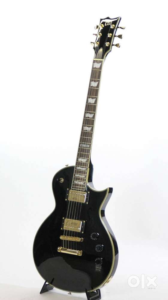 Black 6-String Electric Guitar With Bag ESP EC-256