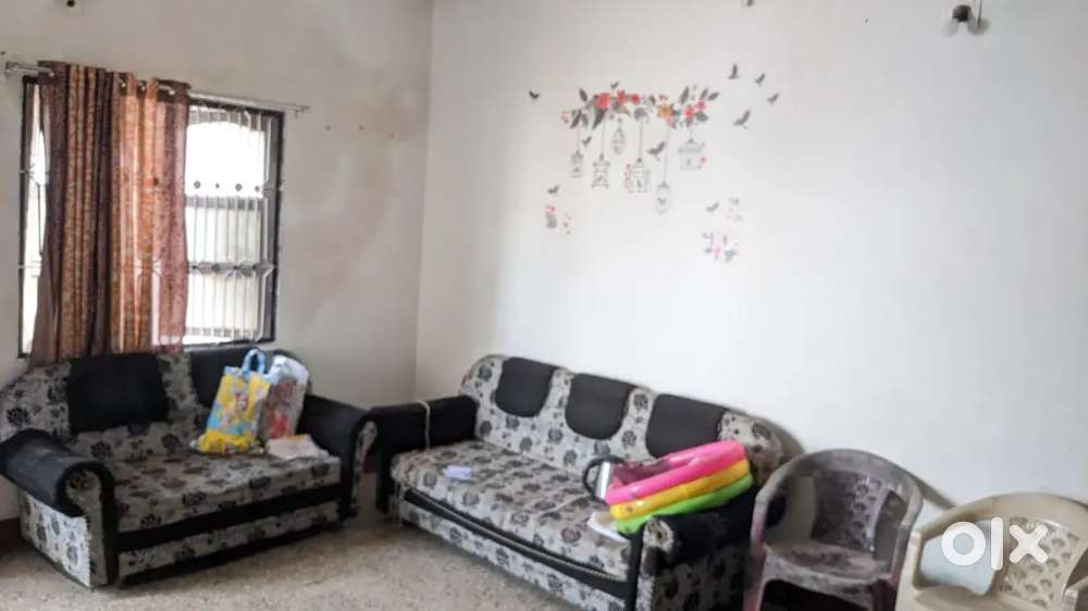 1 BHK partially Furnished house on Rent-Ellorapark Hari nagar Baroda