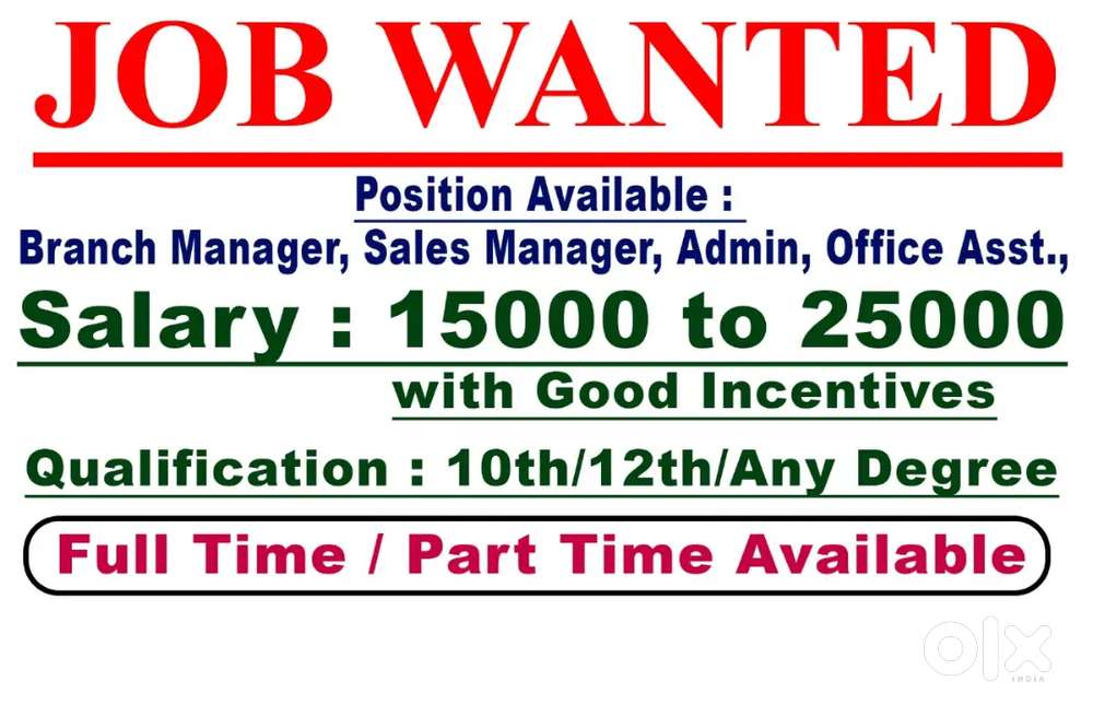 Team Leader , Branch Manager, Sales Manger