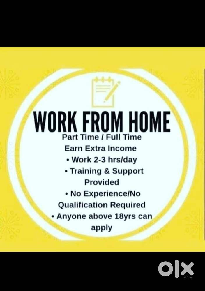 Work from home (part time and full time)