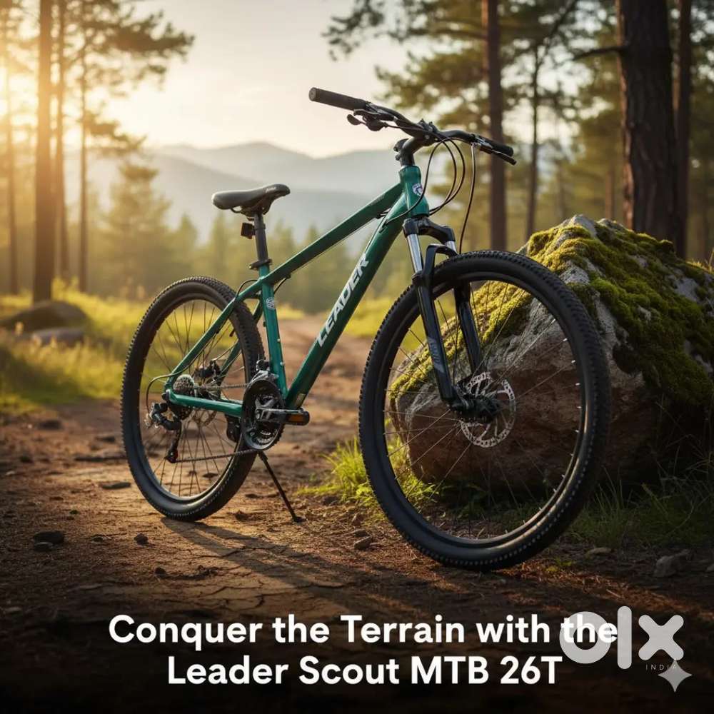 (Excellent Condition)Conquer the Terrain with the Leader Scout MTB 26T