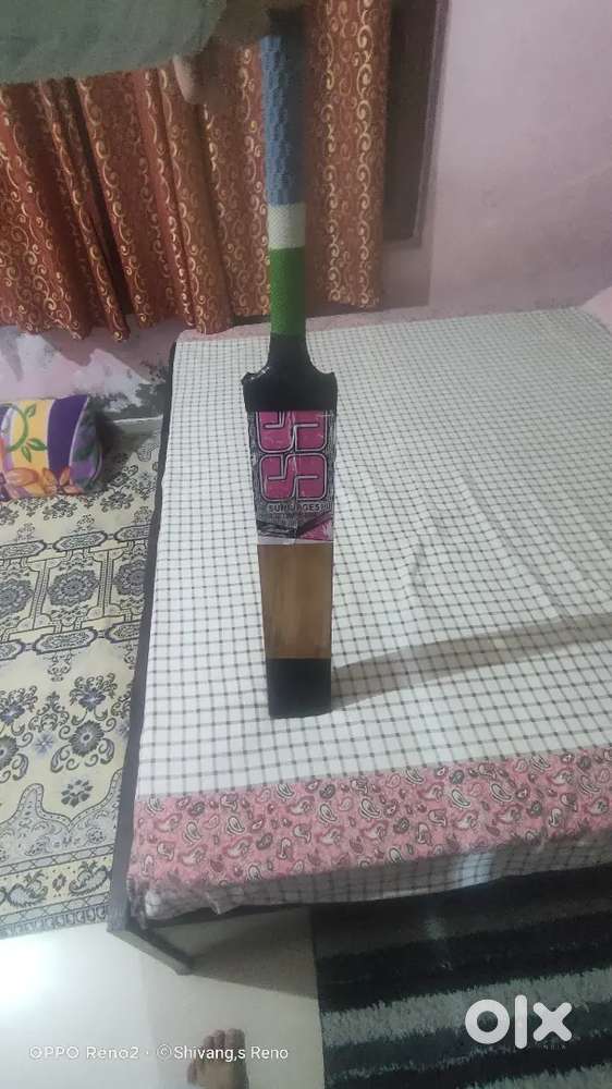 Kashmir willow made tennis professional bat