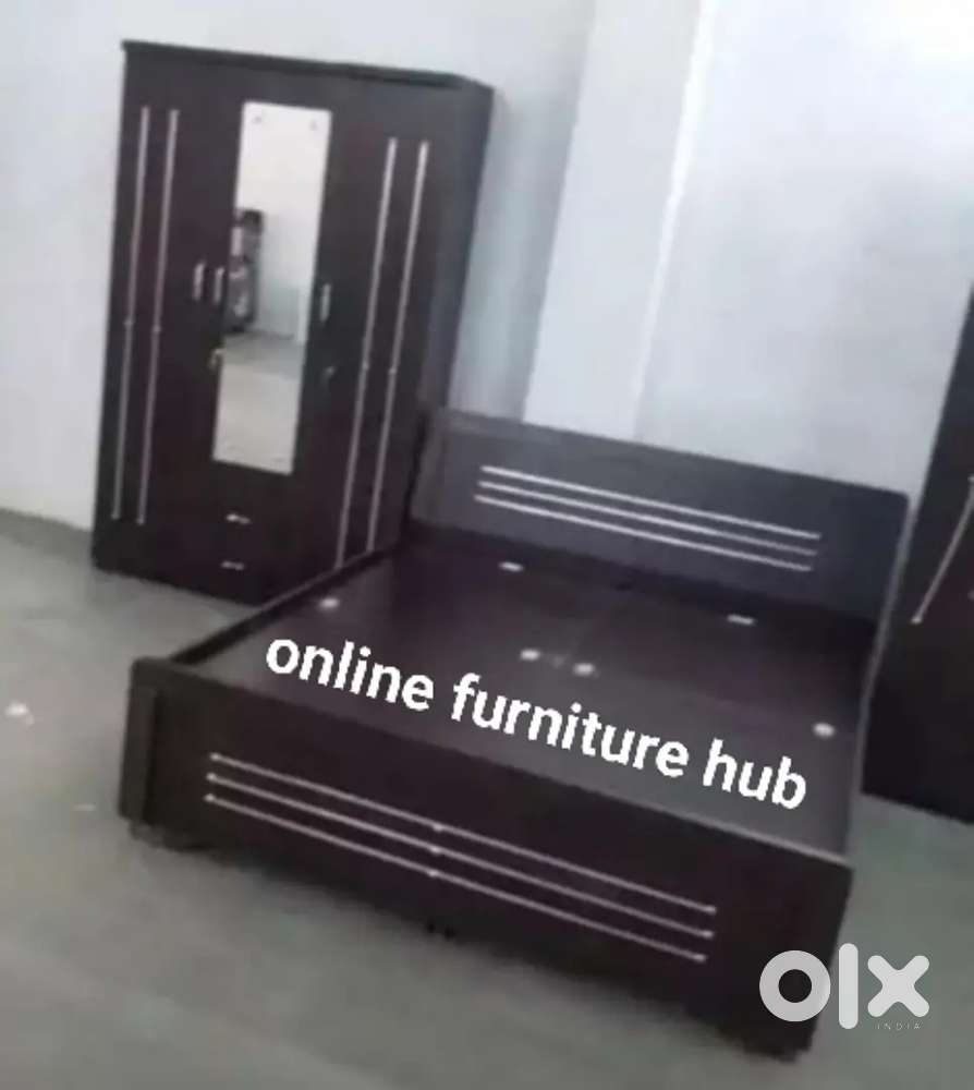 Dubble bed and 3 door cupboard direct factory outlet £9388