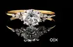Gold diamond ring
