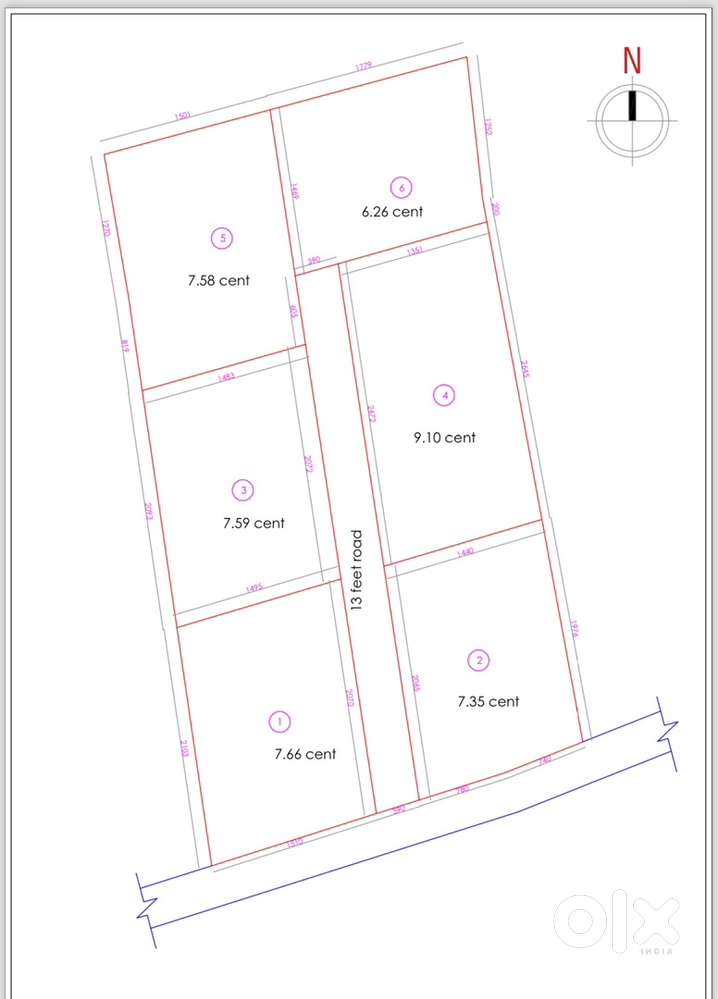 Residential house plots for sale near pullad