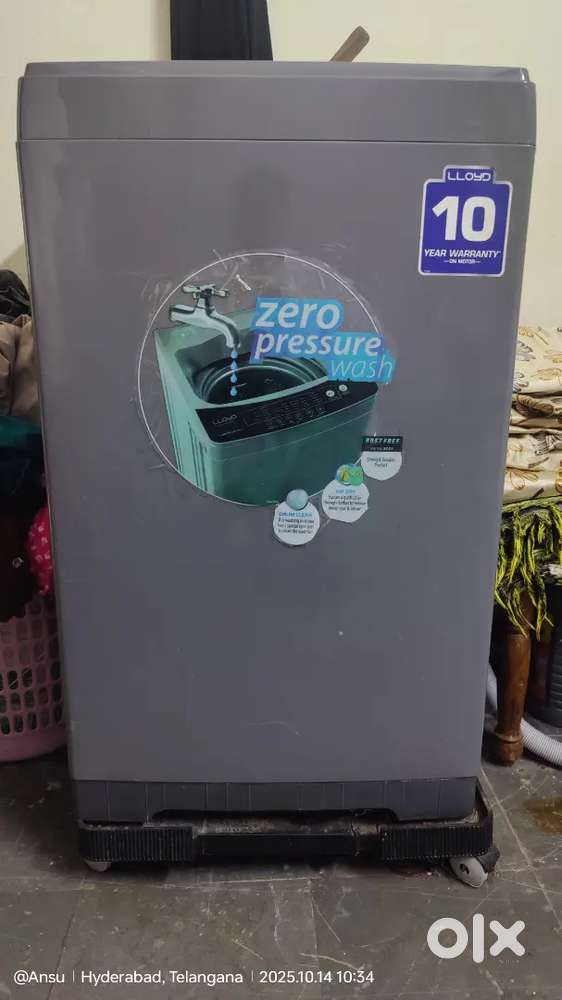 My lloyd fully automatic washing Machine 6.5kg excellent  condition