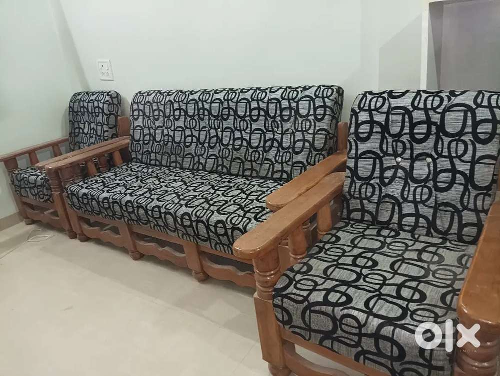 Wooden sofa set