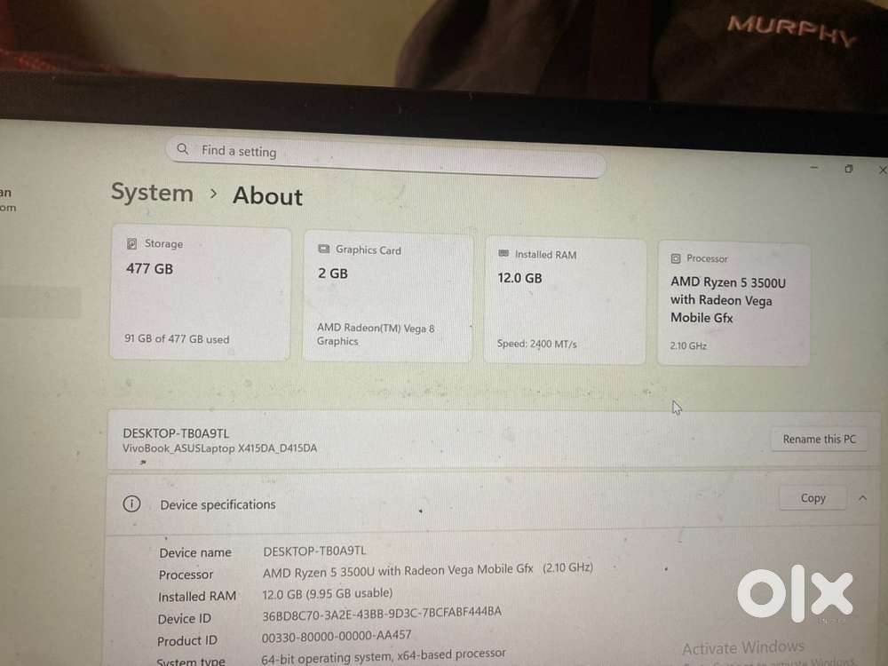 Asus laptop good condition