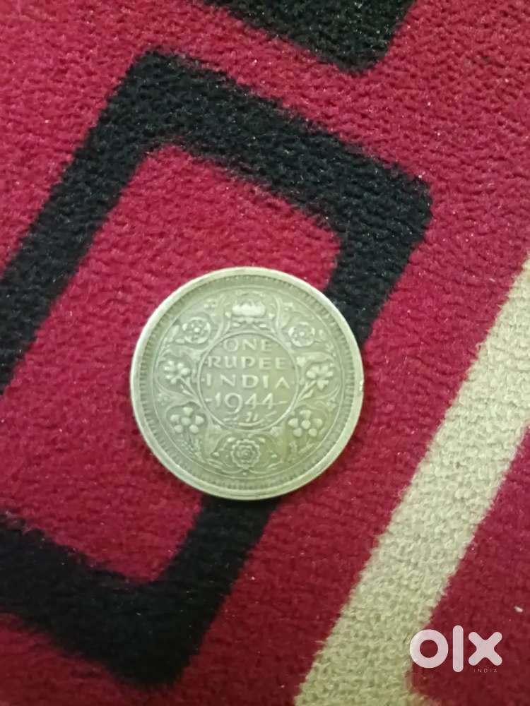 GEORGE VI KING EMPEROR (one rupee india coin 1944)