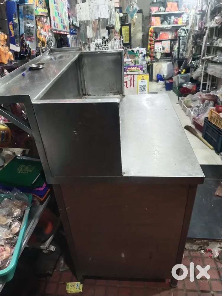 Pani Puri counter and  tea counter