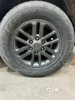 Fortuner type2 tyres with magwheel
