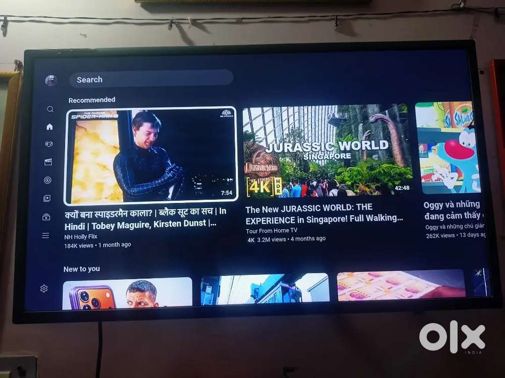 Samsung Android tv,33 inches tv, FHD display,no problem, android tv.