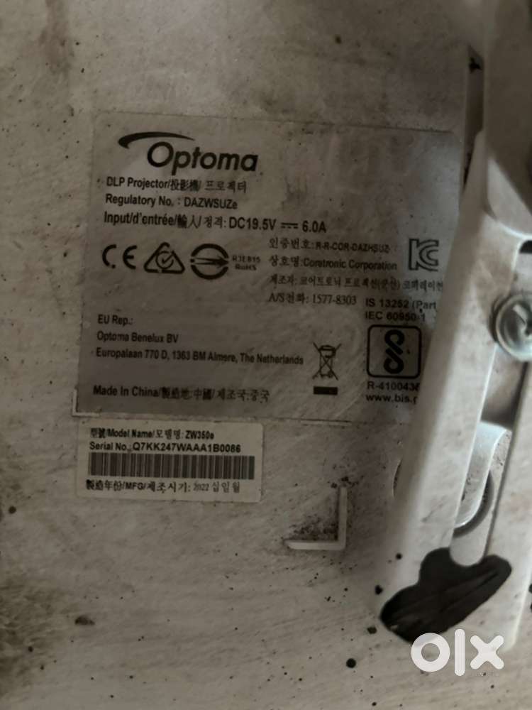 Optoma Laser Projector and screen (12*8 feet)