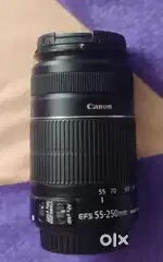 Canon camera 1500d 18-55mm,55-250mm lens
