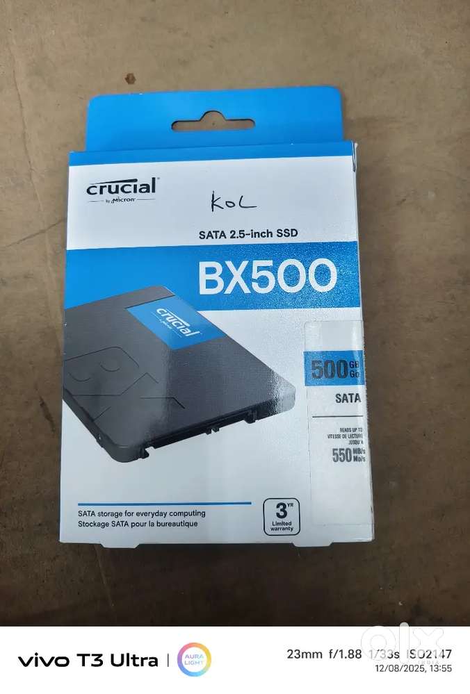CRUCIAL SSD 500 GB