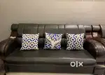 Black color sofa- 5seater
