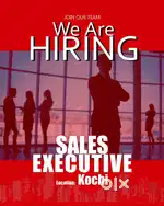 Hiring sales executives - Attractive salary + incentives