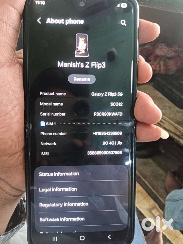 Flip 3 5g Good condition all of working orginal display all of parts