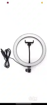 Ring light with stand