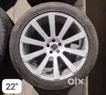 22 Old Alloy Wheels & Tyres in good condition