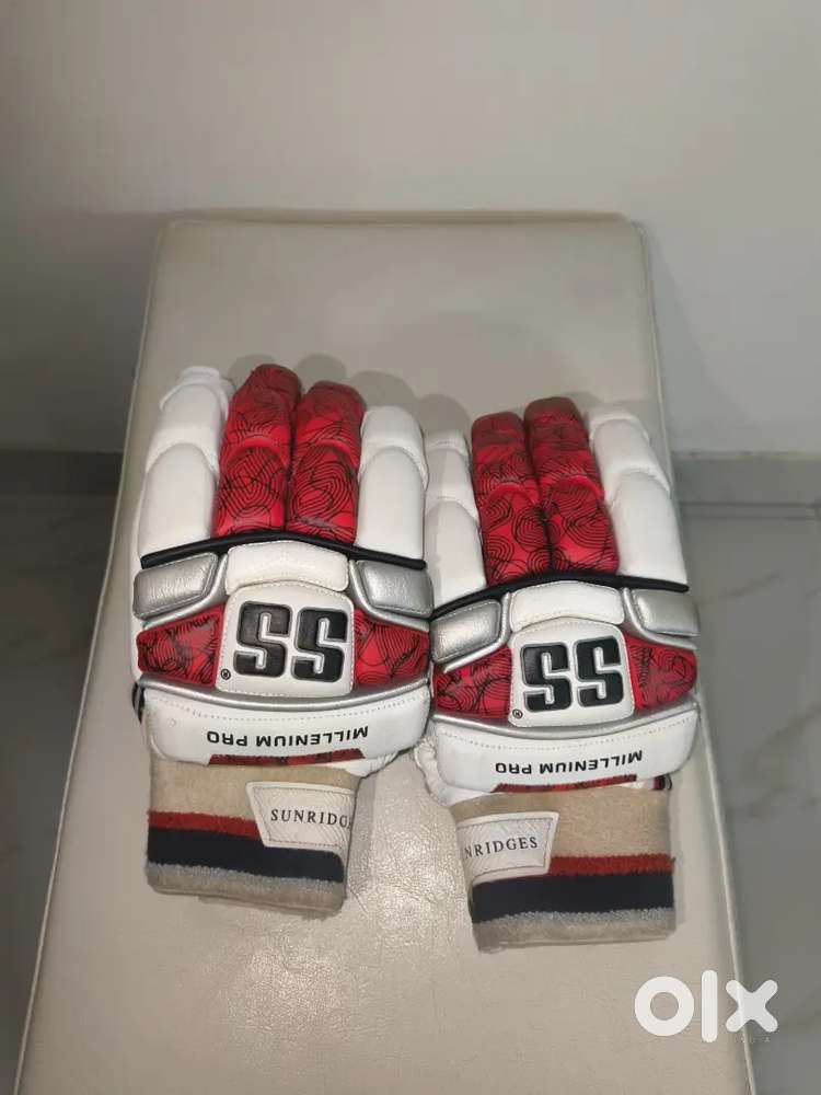 Cricket equipment SS gloves Premium leather(slightly used)