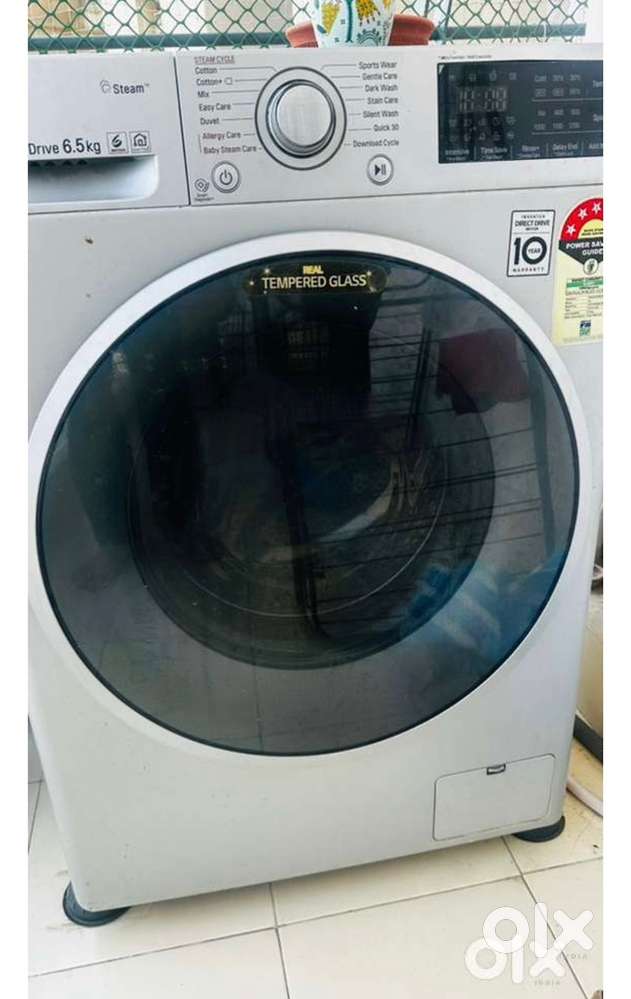 LG 6.5kg front load washing machine.