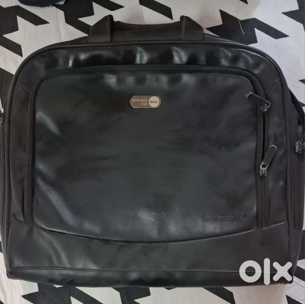 Dell leather laptop bag  + another laptop bag made of jute for same