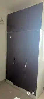 Godrej 3 door cupboard with Overhead storage