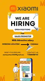Mi / Redmi Brand Sales Promoter Job