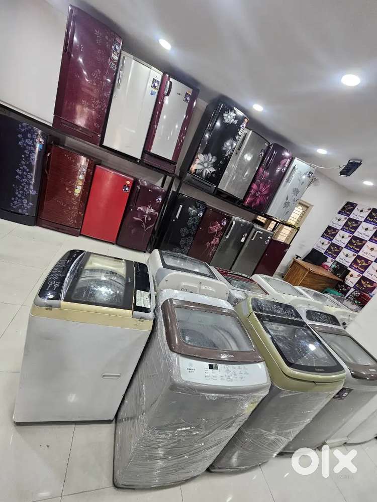 Motor Warranty available for 1 year on used washing machines
