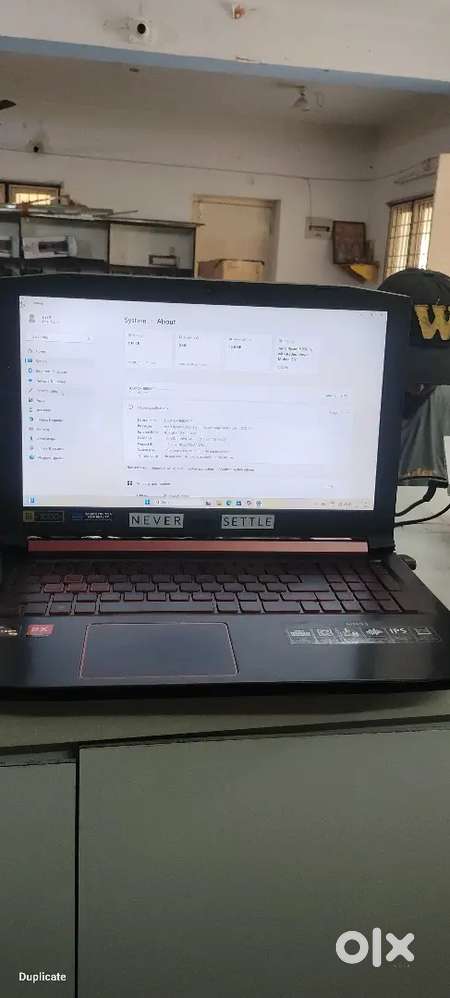 Acer nitro gaming laptop Rygen 5 16gb