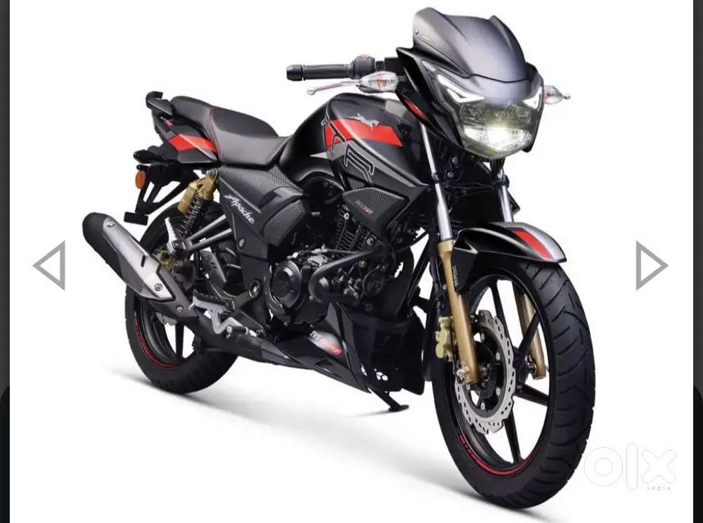 TVS RTR 180 black and Red Combination