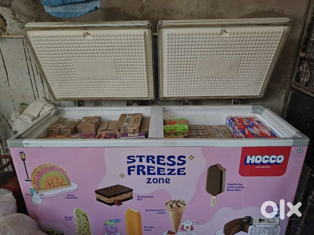Double door deep fridge