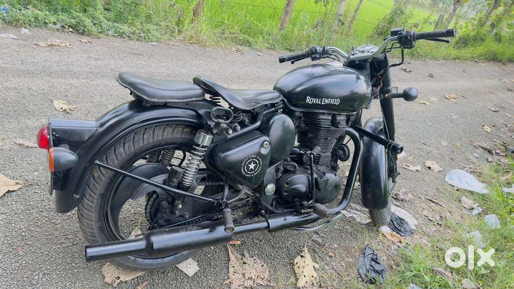 Royal Enfield clasic 350, brand new tyrs, modified arjun reddy sty