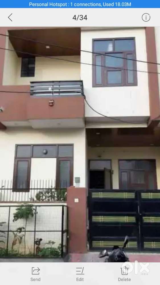 a indipendent villa 1bhk 2bathroom posh location family only