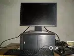 Gaming computer pc desktop with monitor
