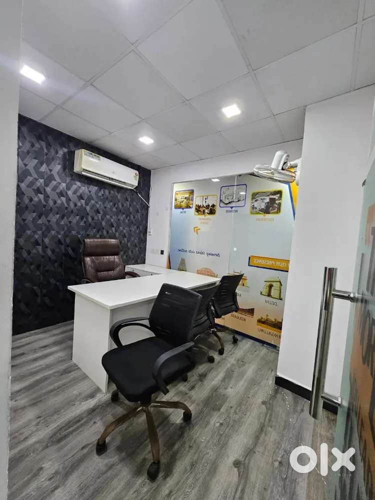 30 Work Station And 4 Cabin Available For Rent in Noida Sec 63