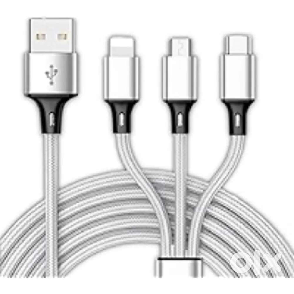 Mobile charger 3 pin 120 watts 6Amp