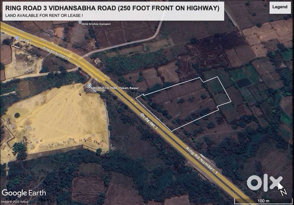 Strategic Land for Rent – Perfect for Farming, Storage, or Business
