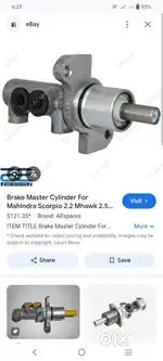 Mahindra Scorpio master cylinder 2011 mode