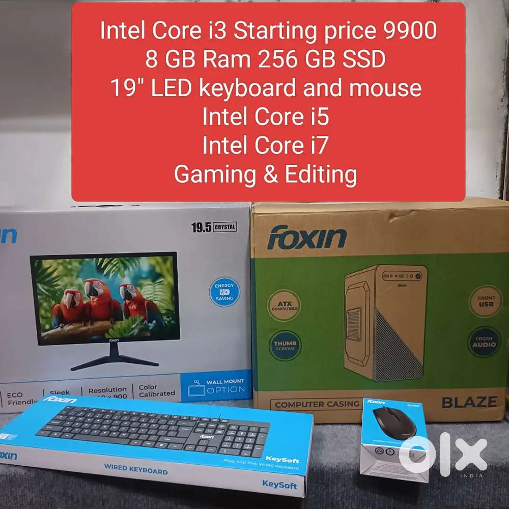 Build your New Computer's Starting Price 9900 1 to 3 year warranty