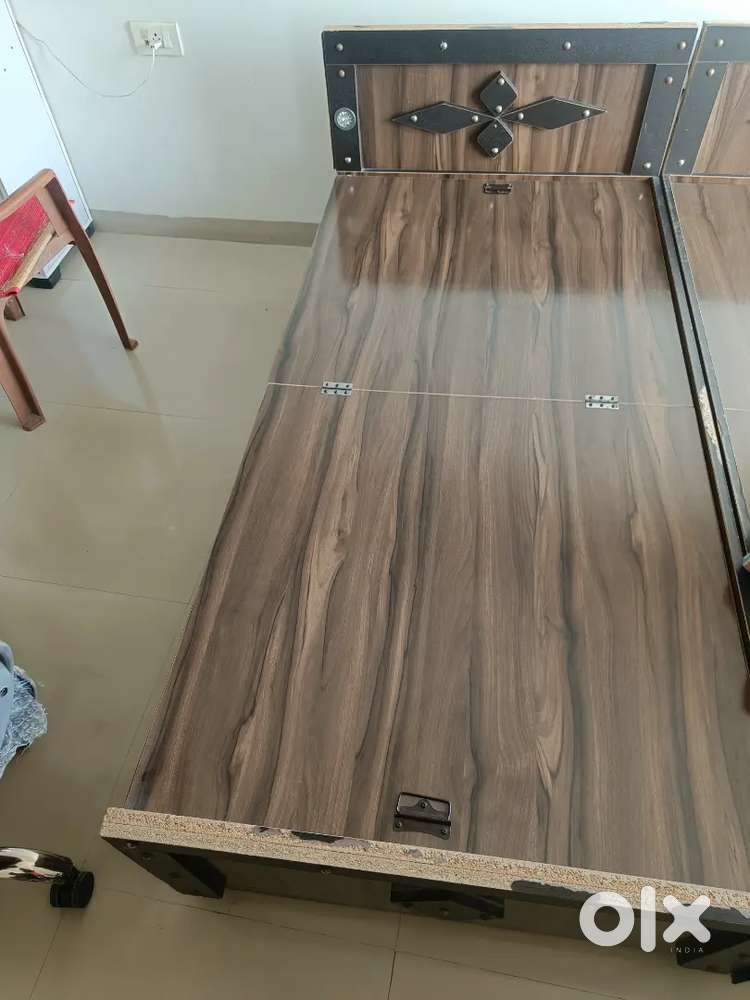 Two single beds  as a double bed with good storage capacity for sell