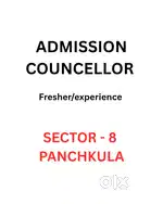 Admission Coordinator in Sec 8 Panchkula